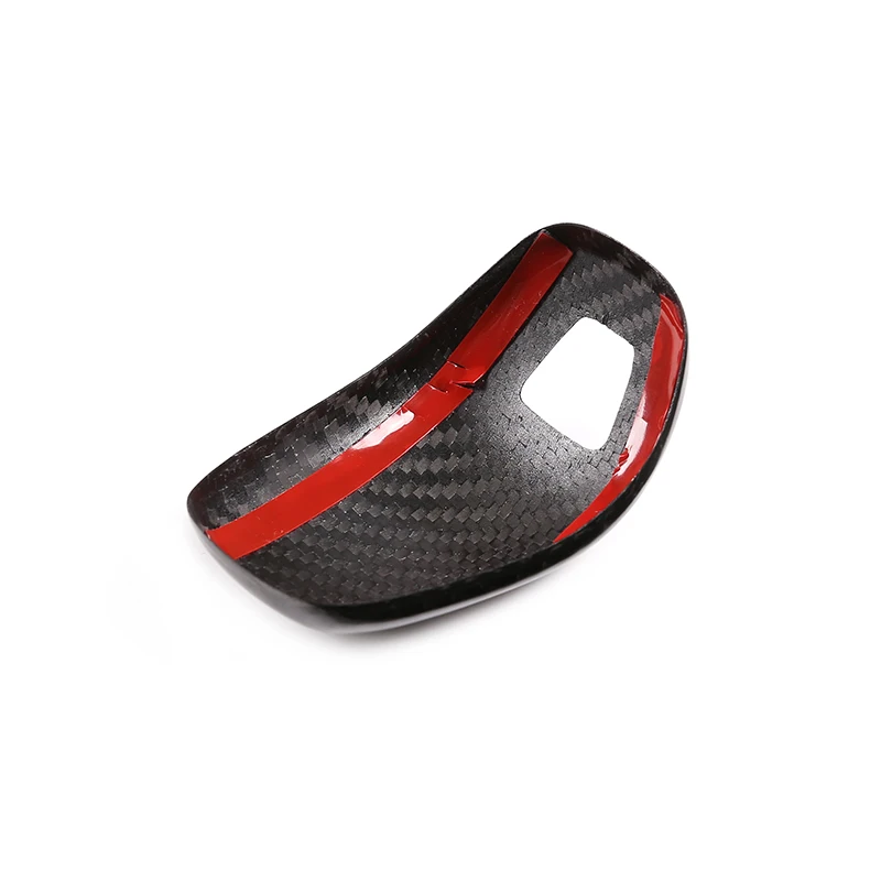 Real Carbon Fiber Interior Gear Shift Head Cover For Porsche Panamera Car Accessories