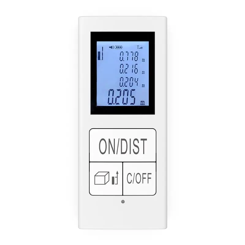 Mini Digital laser distance meter Rechargeable Measure 98 Ft/30M Home Use Measurement Tool 0.03-35m rangefinder