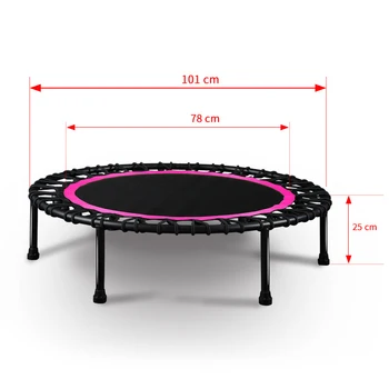 

Mini Trampoline Fitness indoor Trampoline Bungee Rebounder Jumping Cardio Trainer Workout GYM Jump Sports Adults Kids Safety
