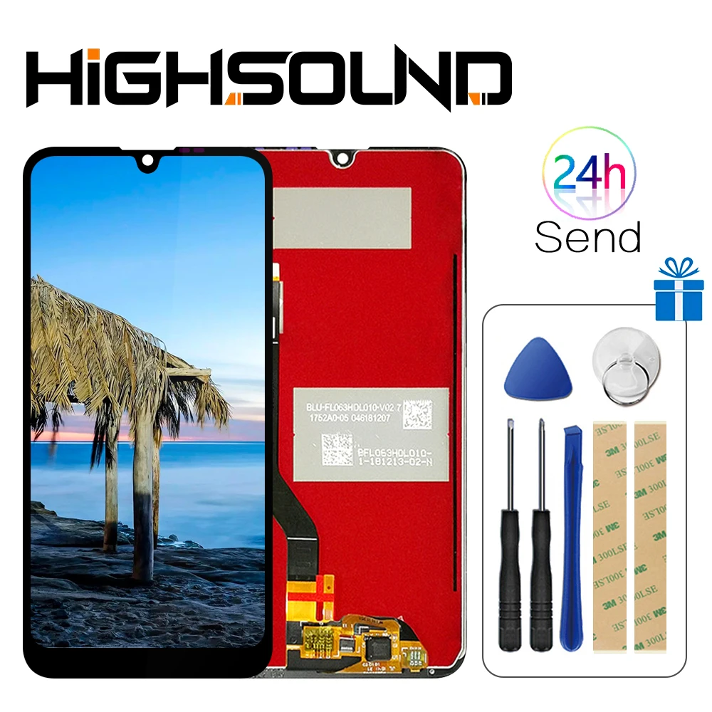 Для HUAWEI Y7 2019 ЖК дисплей + сенсорный экран дигитайзер для Huawei Pro / Prime DUB LX3 LX1 L23 L21 Инструменты|Экраны мобильных