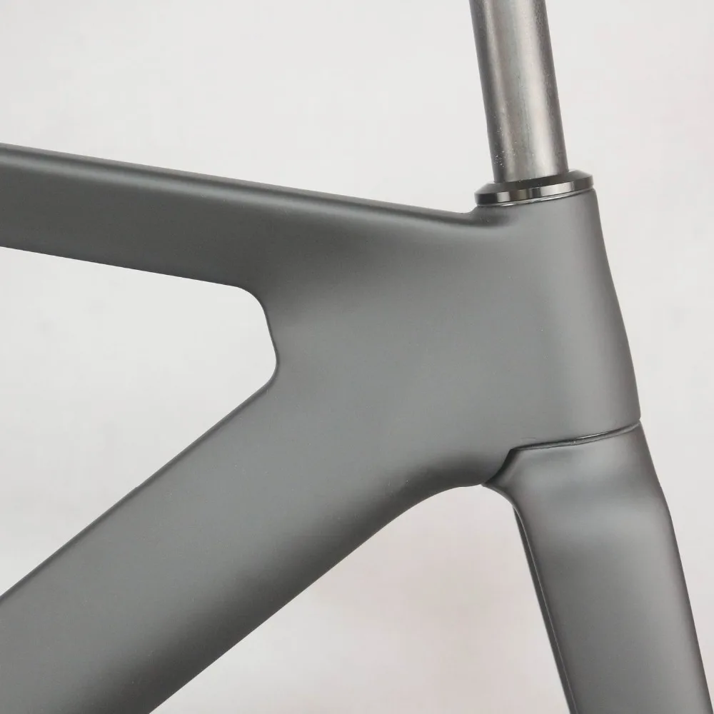 Sale 2019 OEM new full carbon track frame road frames fixed gear bike frameset with fork seat post  carbon bicycle frame 3