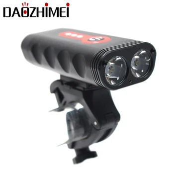 

5000LM Upgrade USB Rechargeable Bicycle Light XM-L2 Waterproof LED Front Bike 5 Modes Built-in Battery outdoor Headlight Torch