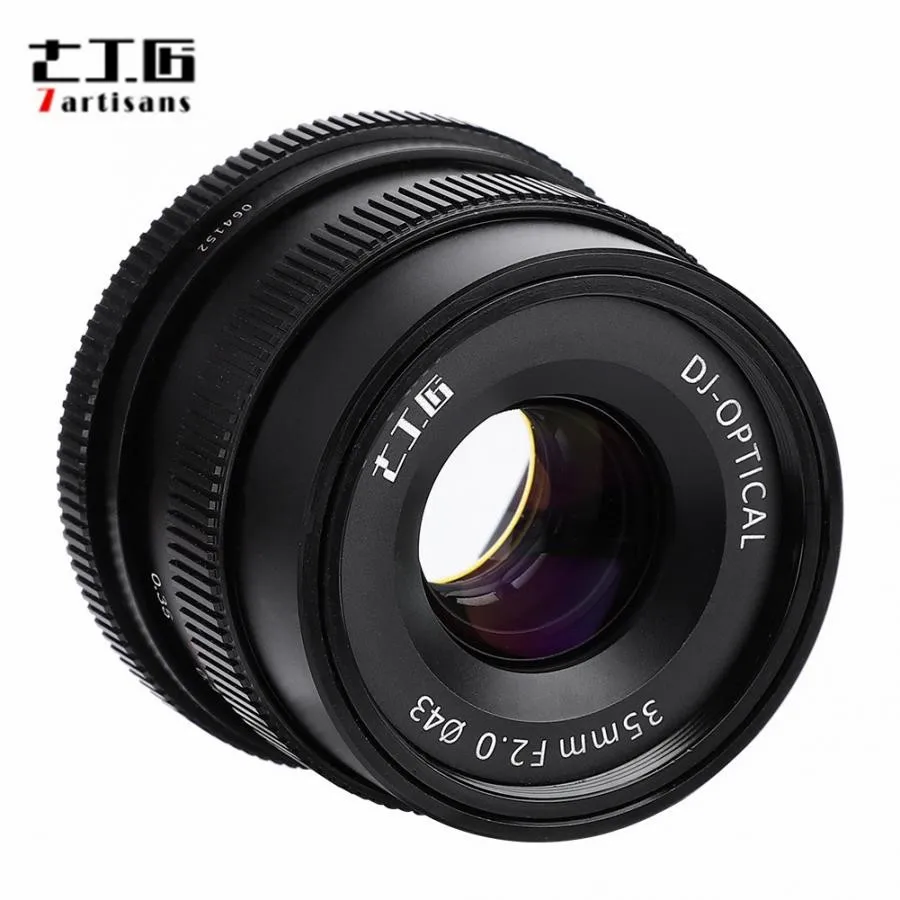 7 ремесленников 35 мм f2.0 Prime объектив для всех одиночных серий для E-mount камер SONY A7/A7R/A7S/A7II/A7RII/A7SII/A6300/A6500