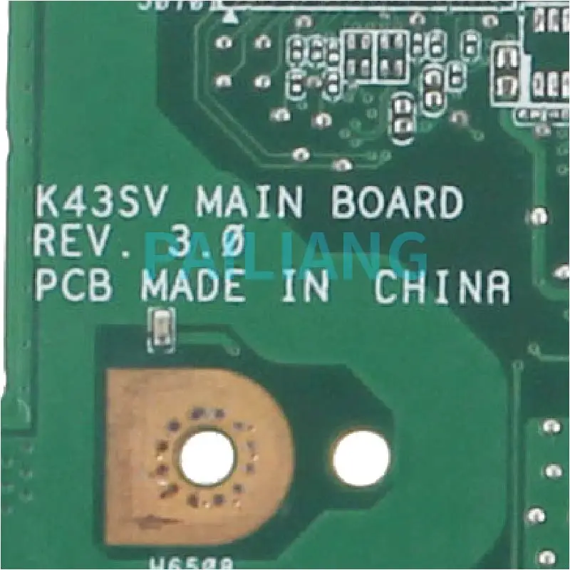Placa-mãe para Computador Portátil Asus K43sv Placa Principal Rev.3.0 Hm65 N12p-gv-b-a1 Placa-mãe para notebook - Imagem 3