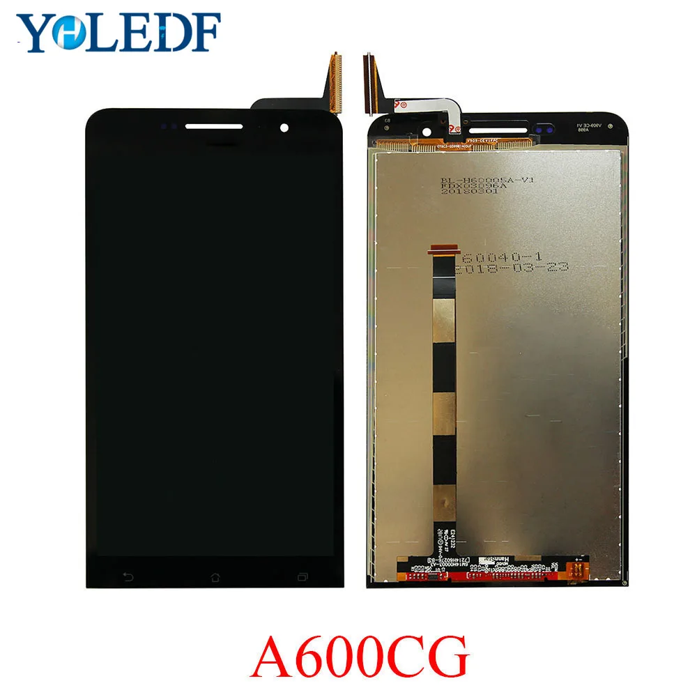 ЖК-дисплей для Asus Zenfone 6 сенсорный экран A600 A600CG A601CG T00G дигитайзер полный в сборе