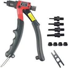 Riveteuse manuelle à Rivet aveugle 8 ", outils de rivetage avec système de réglage d'écrou M3 M4 M5 M6