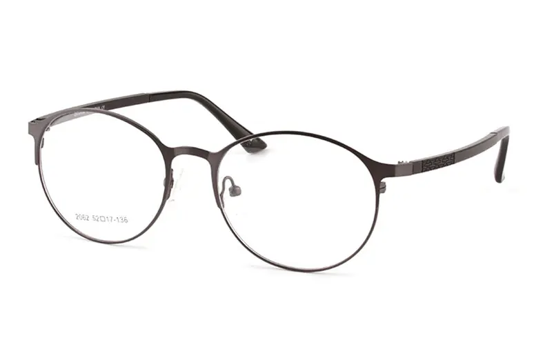 PAMULAR Alloy Glasses Men Semi Rim Full Rim Prescription Eyeglasses Frame Women Myopia Optical Frame Eyewear Eye Glasses 2062