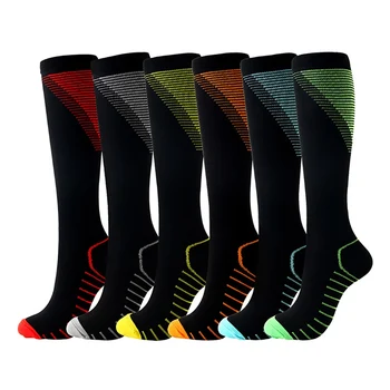 

Men&Women Outdoor Sports Compression Socks Marathon Socks Long Run Long Tube Breathable Sports Calf Compression Socks спорт