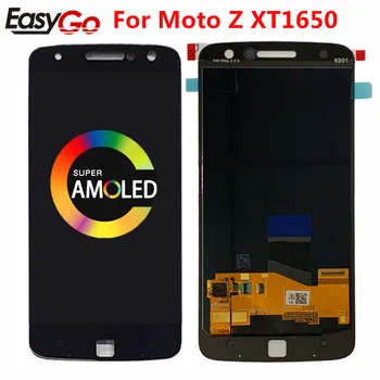 

Black White LCD For MOTO Z Droid Display Droid XT1650 LCD Screen with Touch Screen Digitizer Assembly Free Shipping
