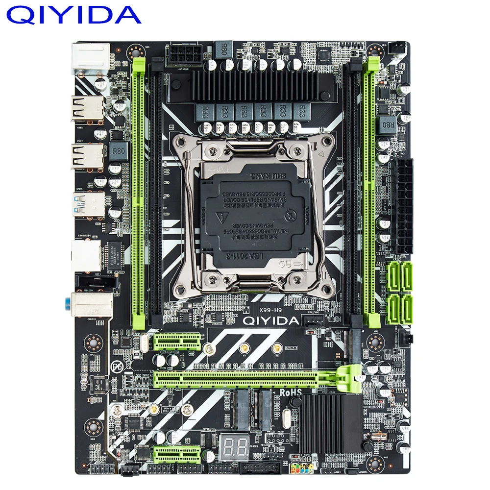 Placa base X99 H9 con Xeon, memoria ECC REG, E5 2640, V3, LGA2011-3, 2640V3, CPU, 16 GB, kit de 2 x 8 GB, 2666 MHz, DDR4 - Imagen 5