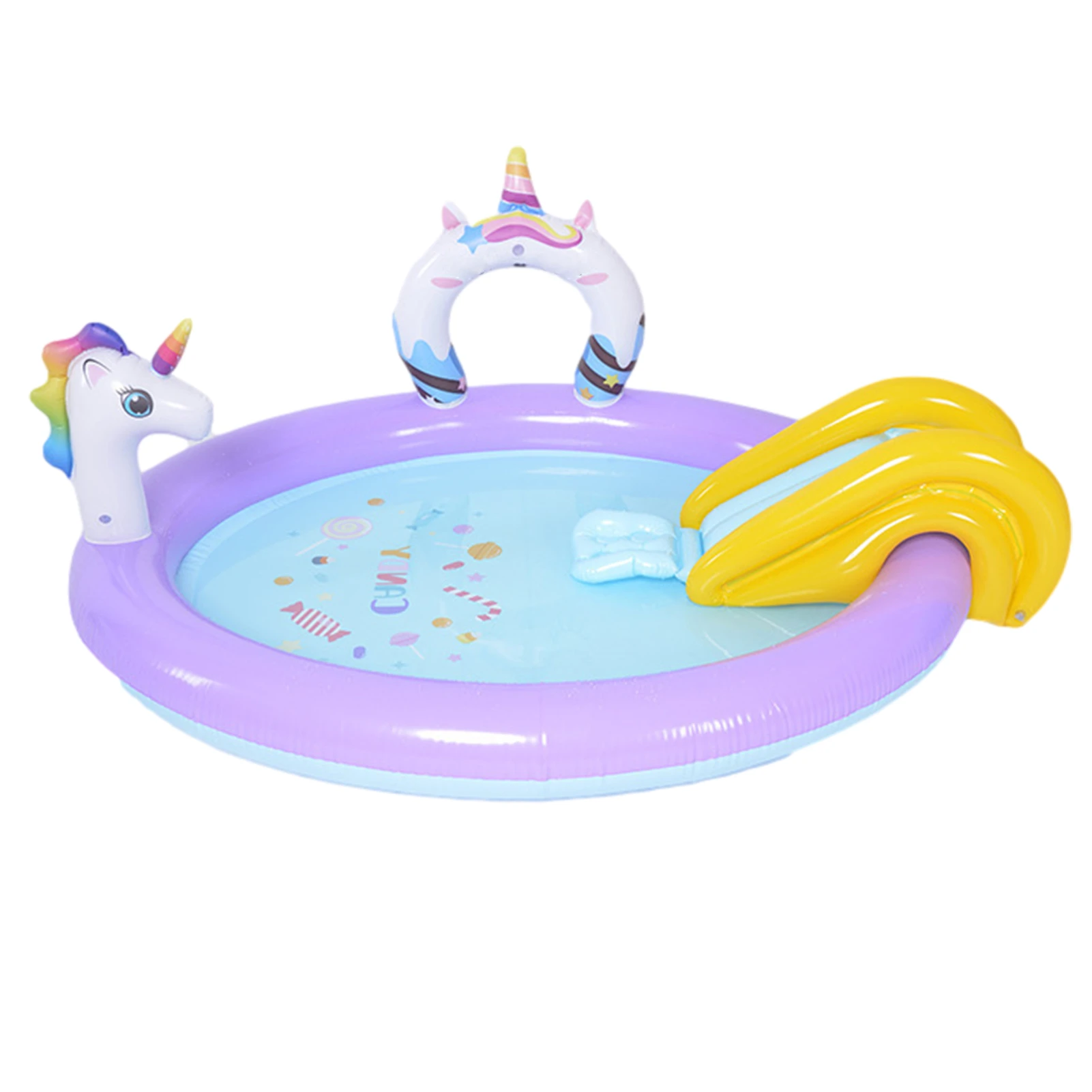 Baby Swimming Pool Summer Kid Water Toys Inflatable Bath Tub Round Unicorn Slide Pool Outdoor Sports Bath Swimming Toys Inflatable Bouncers Aliexpress
