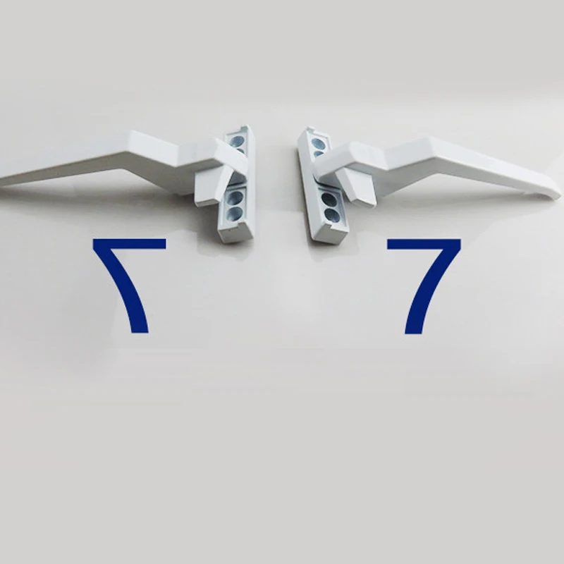 Thickened Plastic Steel Doors and Windows 7 Shape Right Handle Outer Open Push Window Single Point Pull Handle