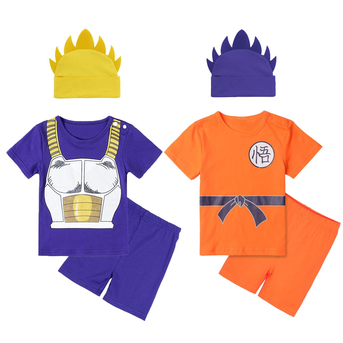 Conjuntos De Ropa De Dragon Ball Para Bebes Con Gorro Pijamas De Goku Y Vegeta Para Recien Nacidos Disfraz Cosplay Divertido Para Verano Ropa De Algodon Conjuntos De Ropa Aliexpress