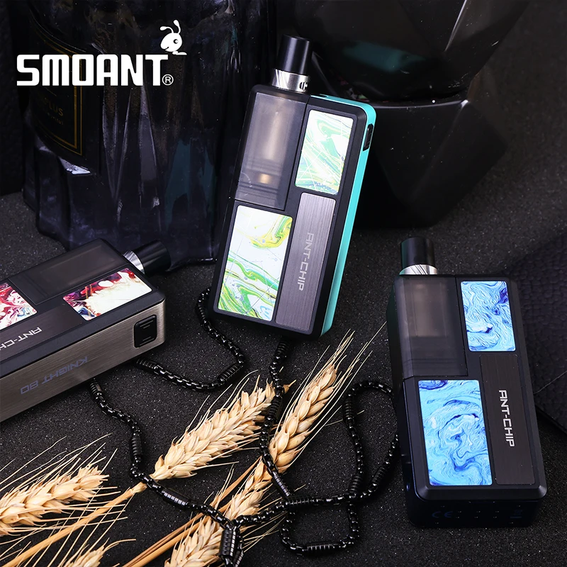 2020 новый оригинальный Smoant Knight 80 RBA Pod Mod Kit 18650 батарея 4 0 мл электронная сигарета Vape