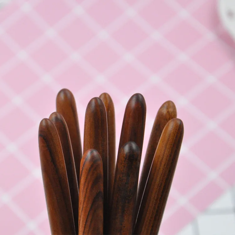 

Ceramic Pottery Tools Round mahogany texture stick sculpture soft pottery making sculpture clay tool