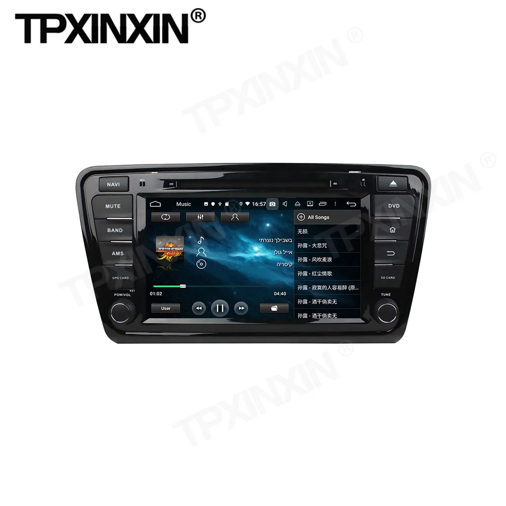 4+128G Carplay Car Radio 2 Din Stereo Receiver Android For Skoda Octavia 2014 DSP GPS Navigation Player Audio Recorder Head Unit
