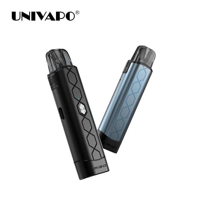 Univapo Miso Vape Kit 600mAh 15W Pod Kit con tipo-C Sistema de vaina de cigarrillo electrónico de 2ML Cápsula de cartucho, vaporizador