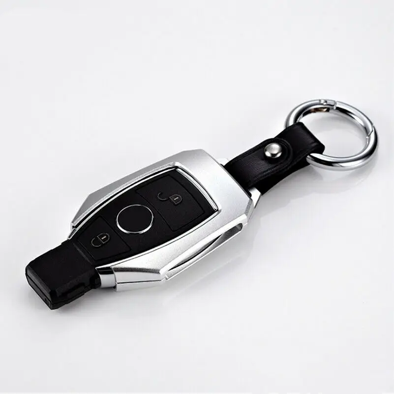 Car Smart Remote Key Cover Case Fob Shell Key Chain Keyring For Mercedes-Benz