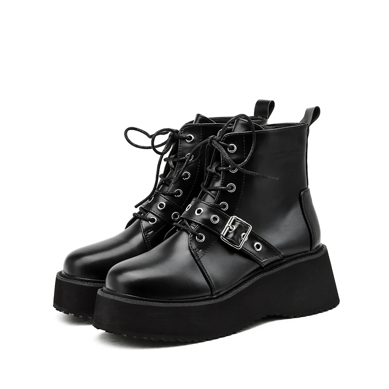 Sepatu Boot Wedges Sepatu Flat Wanita