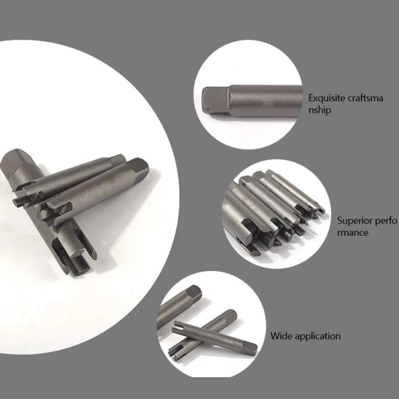 Премиум инструмент для удаления сломанной головки крана, набор для удаления поломанного винта, вытяжной кран, набор для удаления сломанной проволоки, инструменты для удаления винта, набор гаечных ключей для извлечения винта