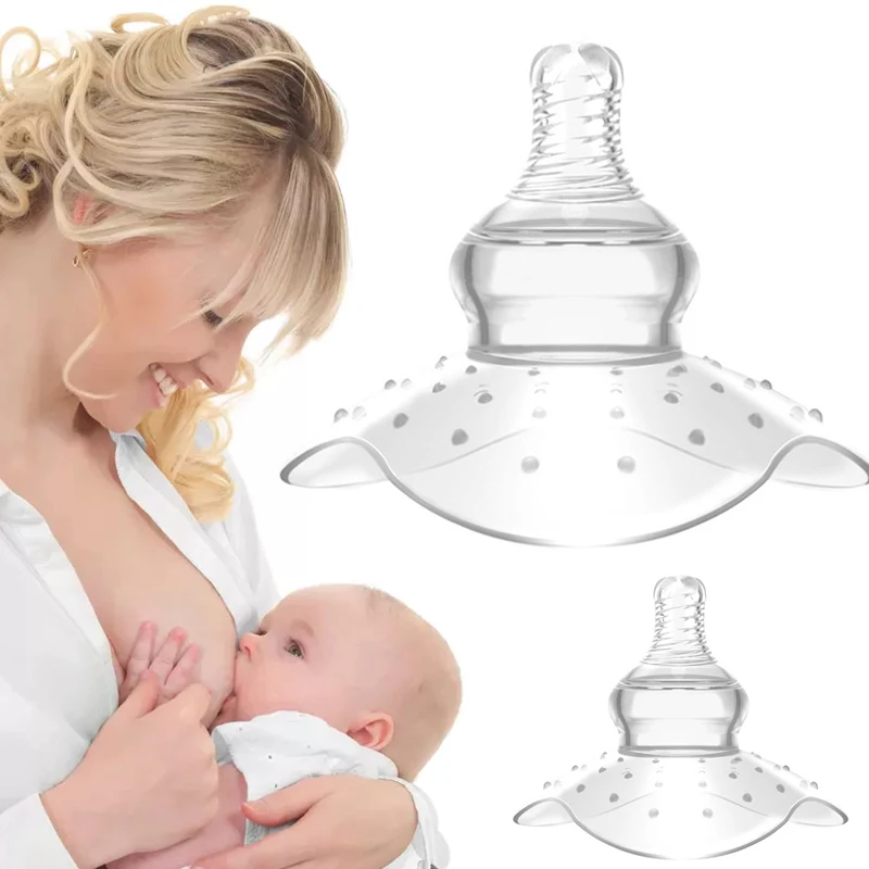 Protector de boquilla Triangular pétalos de silicona transparente bomba de pecho de silicona pezón accesorios de bomba de mama lactancia materna