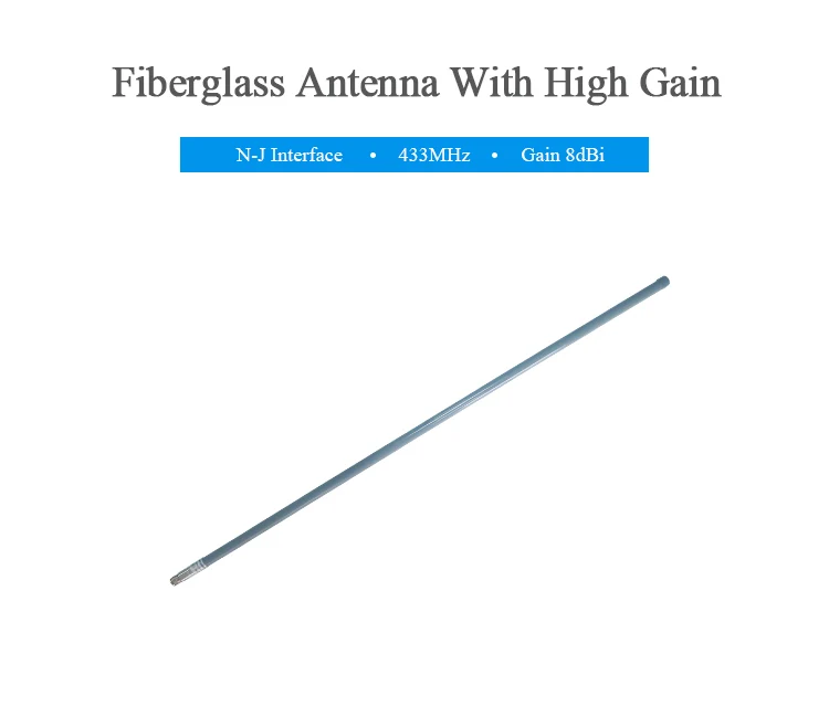 433 МГц Wifi антенна наружная N-J разъем с высоким коэффициентом усиления 8dBi стекловолокно LTE антенна с большим диапазоном водонепроницаемости для роутера модема антенна