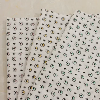 

Spring and Summer New Small Floral Print 100% Cotton Fabric Thin Twill Washed Cotton Printed Cloth Women 's Dress Cotton Cloth