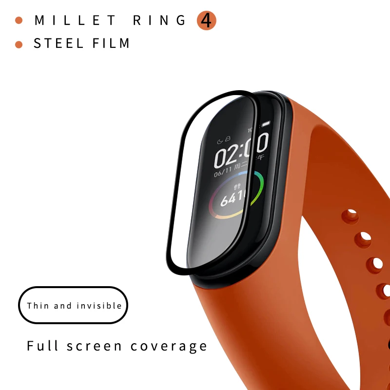 Защитная пленка для mi band 4 3 ремешок Взрывозащищенный/Устойчивый к царапинам