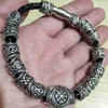 Nostalgia Viking Accessories Runic Runes Beads Diy Jewelry Mens Womens Bracelet Decoration Bangles With Charms Beads 4