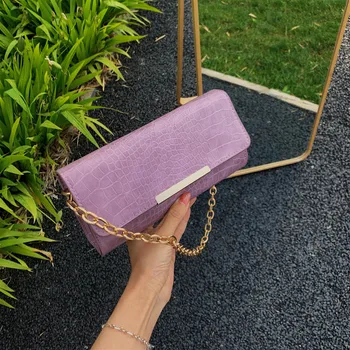 

Wholesale popular bags 2020 new western style all-match bag underarm bag female simple chain one shoulder portable handbag