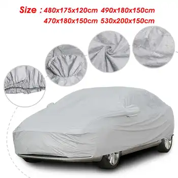 

Universal Full Car Cover Sunshade Sun Visor Cotton Auto Waterproof Rain Snow Dustproof Outdoor Protection