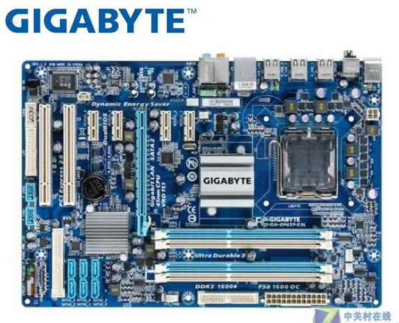 Материнская плата для Gigabyte ga-ep43t-s3l DDR3 LGA 775 ep43t-s3l доски 16 ГБ P43 Desktop motherborad