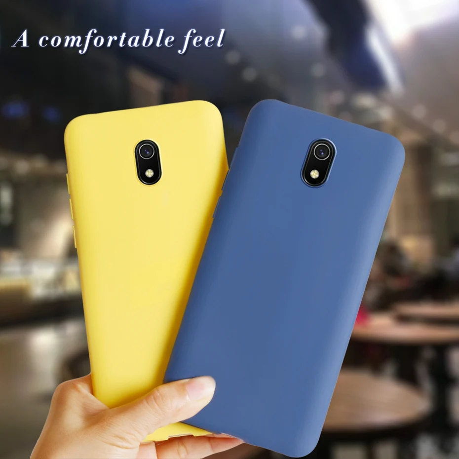 Sleek TPU Matte Silicone Phone Case - Durable Shockproof Bumper Cover