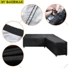 L Shape All-Purpose Covers Sofa Cover Rattan Patio Garden Furniture Protective Cover Outdoor Dust Covers 1