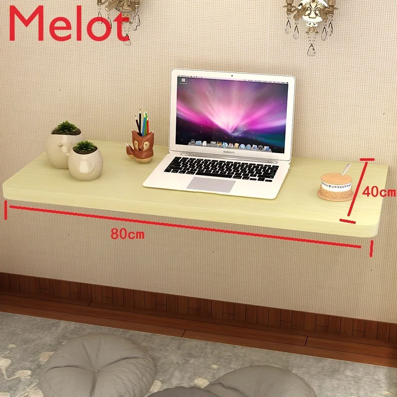 Simple Household Wall Table Folding Table Dining Table Wall Hanging Wall Computer Desk Desk Wall Table space saving furniture fitting wall mounted dining table hidden hardware hinge wall folding table mechanism hinge
