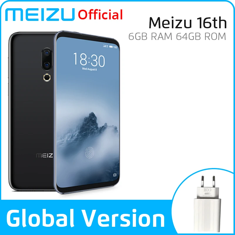 Global version Meizu 16th SmartPhone 64GB 128GB Snapdragon 845 Octa Core Android Phone Dual Rear Camera In Screen Fingerprint|Cellphones| - AliExpress
