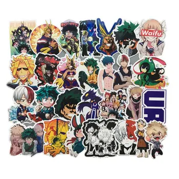 

73Pcs My Hero Academia Suitcase Stickers Laptop Skateboard Izuku Midoriya All Might Boku No Hero Academia Anime Character Decals