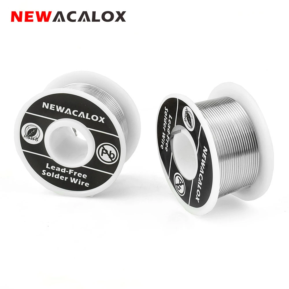 NEWACALOX 2 шт./компл. 1 мм новая сварочная железная проволочная катушка 100 г/3 5 | Провода для сварки -32824079500