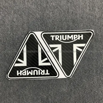 

For Triumph Logo Sticker Motorcycle Carbon Fiber Sticker Fairing Stickers Decal