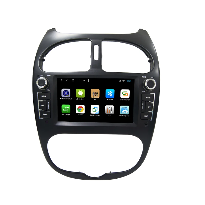YAZH Android 9,0 Восьмиядерный gps Навигация dvd cd плеер для peugeot 206 FM радио 2002 2003 2004 2005 2006 2007 2008 стерео