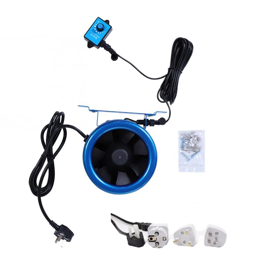 Duct-Fan-w-Speed-Controller-Exhaust-Blower-Six-Inch-High-pressure-powerful-exhaust-fan-Tool