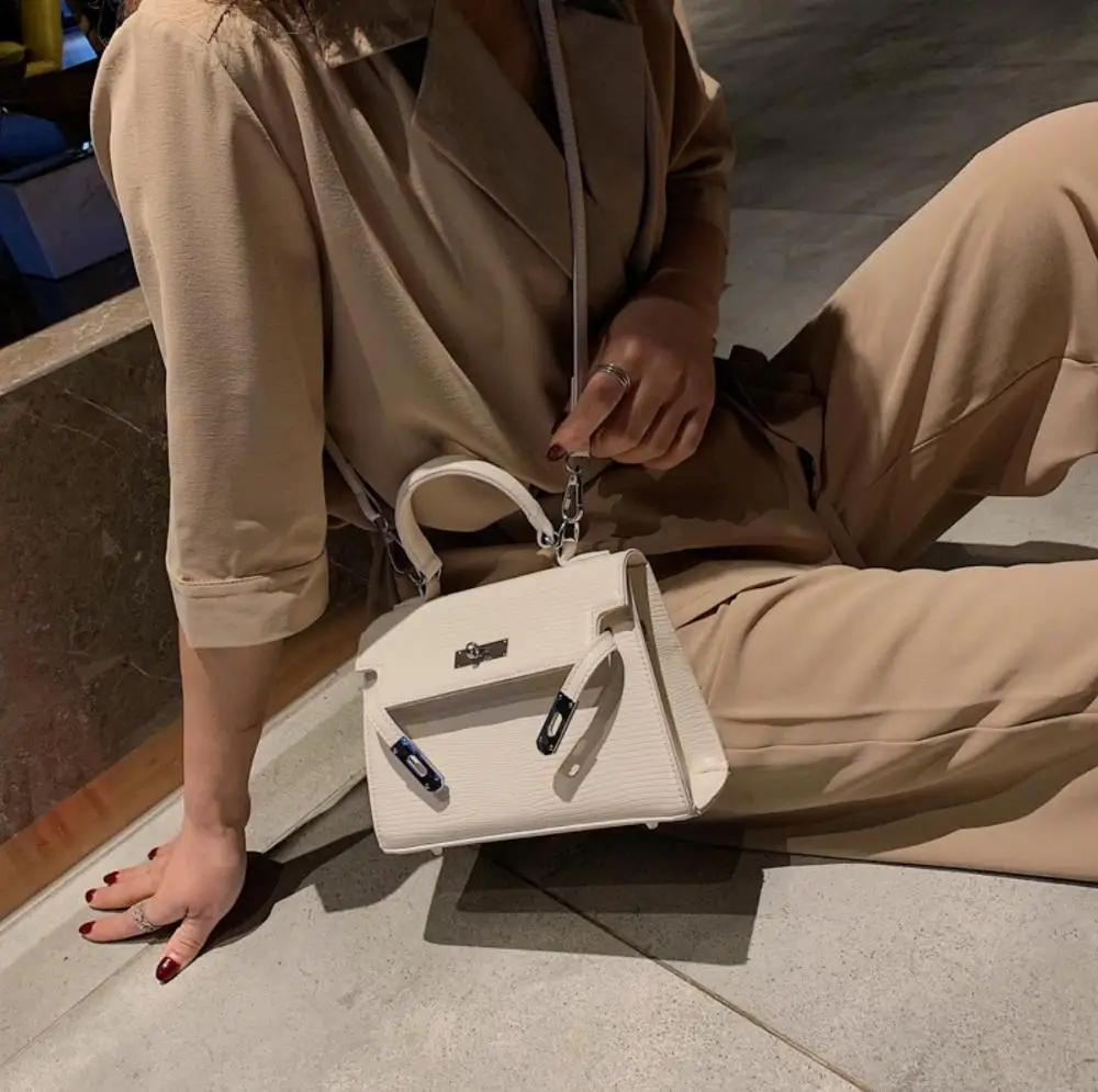 

Lizard Pattern Small Crossbody Bag Female PU Leather Tote Clutch Bag Shoulder Hand Bag Small Messenger Bag Hobos Women Handbag