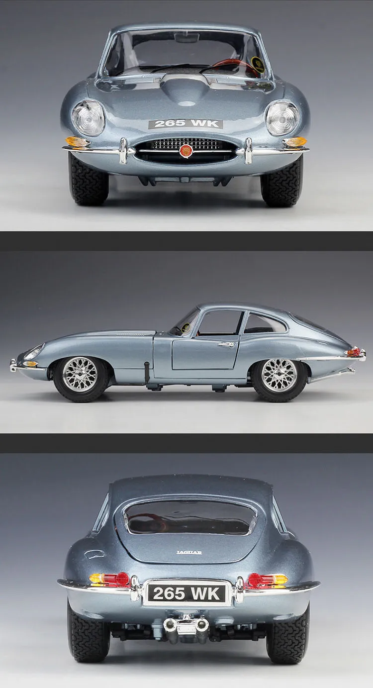 Bburago 1:18 E-type Coupe литая под давлением модель металлического сплава Высокая имитационная машина с базой Игрушки для мальчиков подарки для мальчика