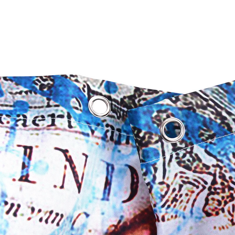 Водонепроницаемая морская черепаха с принтом занавеска из полиэстеровой ткани для ванной занавеска Осьминог моющаяся домашняя Ванна Декор занавеска s с 12 крючками