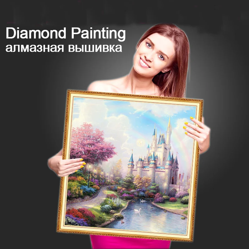 Набор для алмазной 5D вышивки крестиком мозаика из круглых и квадратных страз с