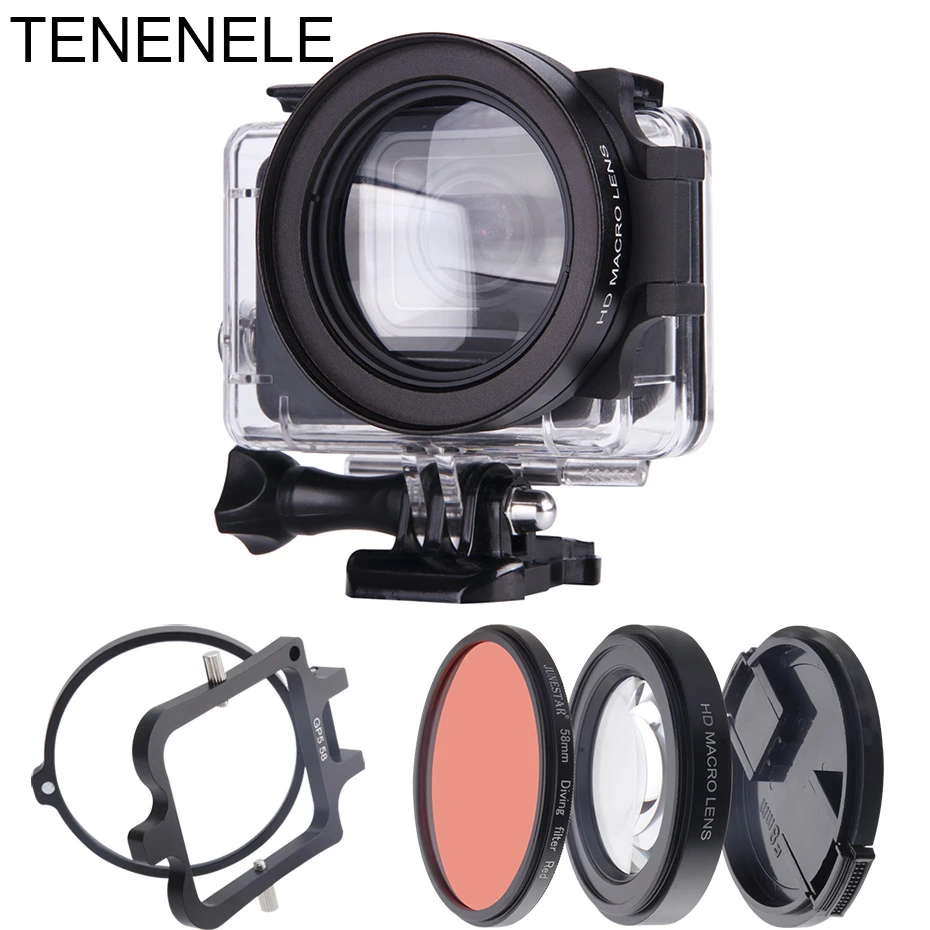 HERO4 Session/Hero Session Premium Material XIAOMIN 58mm 10X Close-Up Lens Macro Lens Filter for GoPro HERO5 Session HERO4 Session/Hero Session Premium Material XIAOMIN 58mm 10X Close-Up Lens Macro Lens Filter for GoPro HERO5 Session