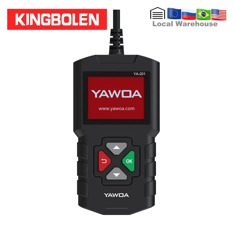 Ediag YA201 считыватель кодов OBDII/EOBD YA 201 автоматический диагностический инструмент