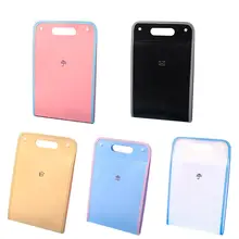 Светильник, цветная сумка-Органайзер, портативный Инновационный зажим для бумаги, конфетный цвет, SimpleA4, коробка для хранения, бумажный держатель, офисные, школьные принадлежности