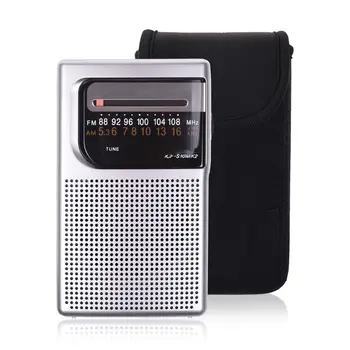 

Radio Storage Bag Protective Pouch Soft Neoprene Case Portable for Sony ICF-S10MK2 Pocket AM/FM Radio
