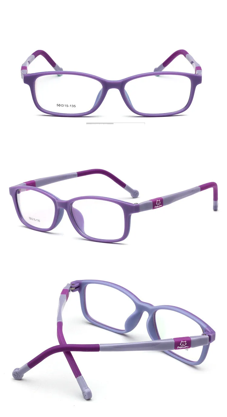 Zerosun детские оправы для очков для мальчиков и девочек, силиконовые очки для мальчиков и девочек, детские очки для близорукости, оптические линзы по рецепту
